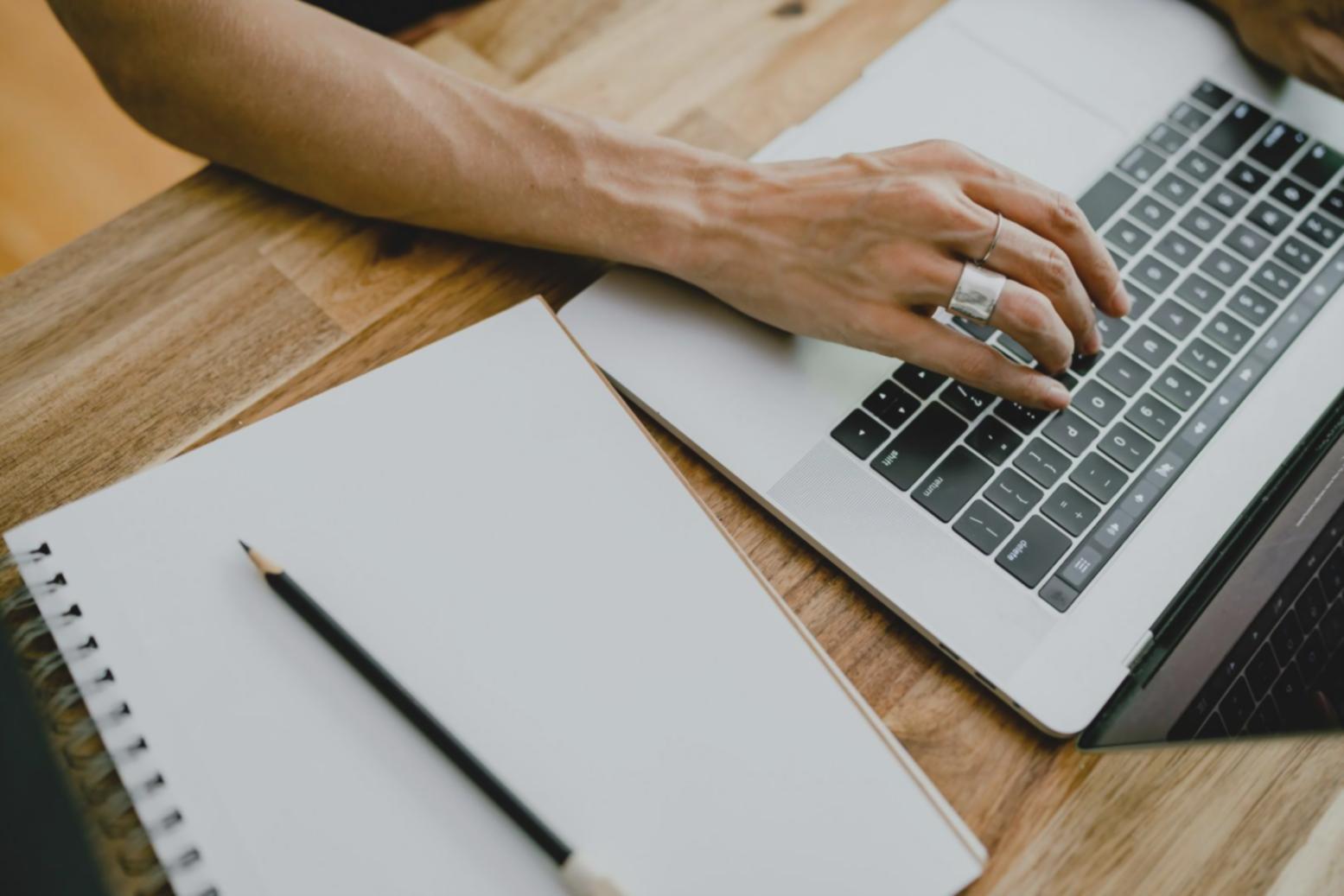 Financial professional analyzing business data